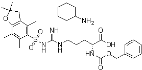 Z-d-arg(pbf)-oh cha結(jié)構(gòu)式_200191-00-0結(jié)構(gòu)式