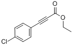 (4-Chloro-phenyl)-propynoic acid ethyl ester Structure,20026-96-4Structure