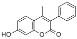 7-Hydroxy-4-methyl-3-phenylcoumarin Structure,20050-76-4Structure