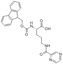 Fmoc-orn(pyrazic)-oh Structure,201046-61-9Structure