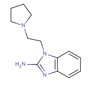 1-[2-(1-Pyrrolidinyl)ethyl]-1h-benzimidazol-2-amine Structure,201299-81-2Structure