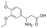 3-Amino-3-(3-ethoxy-4-methoxy-phenyl)-propionic acid Structure,201408-36-8Structure