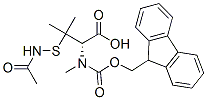 Fmoc-D-Pen(Acm)-OH結構式_201531-77-3結構式