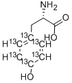 L-Tyrosine-phenyl-13C6 Structure,201595-63-3Structure