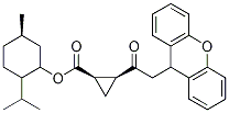 (1S,2s)-((1r,2s,5r)-2-異丙基-5-甲基環(huán)己基) 2-(2-(9h-氧雜蒽-9-基)乙?；?環(huán)丙烷羧酸結(jié)構(gòu)式_201851-10-7結(jié)構(gòu)式