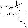 1-Propyl-2,3,3-trimethylindolium iodide Structure,20205-29-2Structure