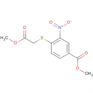 Methyl 4-(2-methoxy-2-oxoethylthio)-3-nitrobenzoate Structure,202131-27-9Structure