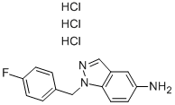 1-(4-Fluoro-benzyl)-1h-indazol-5-ylamine trihydrochloride Structure,202197-32-8Structure