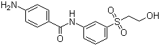 4-Amino-N-(3-(2-hydroxyethyl)sulfonylphenyl)benzamide Structure,20241-68-3Structure