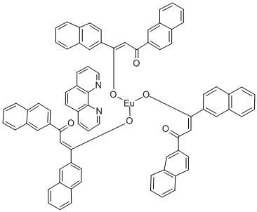 Eu(dnm)3(phen) Structure,202460-56-8Structure