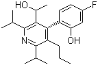 4-(4-氟-2-羥基苯基)-α-甲基-2,6-雙(1-甲基乙基)-5-丙基-(αr,4r)-rel-3-吡啶甲醇結(jié)構(gòu)式_202917-17-7結(jié)構(gòu)式