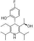 (aR,4S)-rel-5-乙基-4-(4-氟-2-羥基苯基)-a-甲基-2,6-雙(1-甲基乙基)-3-吡啶甲醇結(jié)構(gòu)式_202917-22-4結(jié)構(gòu)式