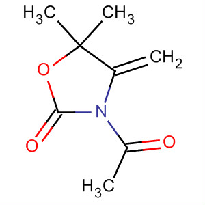 2-Oxazolidinone, 3-acetyl-5,5-dimethyl-4-methylene-(9ci) Structure,202920-26-1Structure