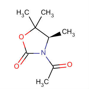 (r)-(9ci)-3-乙?；?4,5,5-三甲基-2-噁唑烷酮結(jié)構(gòu)式_202920-37-4結(jié)構(gòu)式