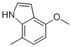 4-Methoxy-7-methylindole Structure,203003-67-2Structure