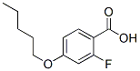 2-Fluoro-4-n-pentyloxybenzoic acid Structure,203067-01-0Structure