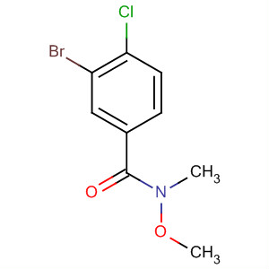 3-Bromo-4-chloro-n-methoxy-n-methylbenzamide
 Structure,203179-00-4Structure