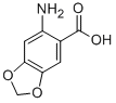 6-Amino-1,3-benzodioxole-5-carboxylicacid Structure,20332-16-5Structure