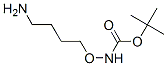 Carbamic acid, (4-aminobutoxy)-, 1,1-dimethylethyl ester (9CI) Structure,203435-53-4Structure