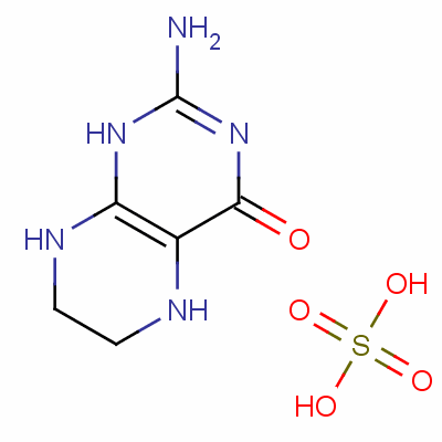 2-Amino-5,6,7,8-tetrahydro-1h-pteridin-4-one sulphate Structure,20350-44-1Structure