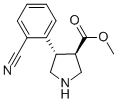 Trans-methyl 4-(3-cyanophenyl)pyrrolidine-3-carboxylate Structure,203512-37-2Structure