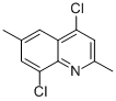 4,8-Dichloro-2,6-dimethylquinoline Structure,203626-46-4Structure