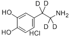 鹽酸多巴胺-D4結(jié)構(gòu)式_203633-19-6結(jié)構(gòu)式