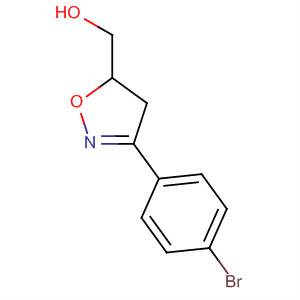 4,5-Dihydro[3-(4-bromophenyl)-5-(hydroxymethyl)]isoxazole Structure,203634-91-7Structure