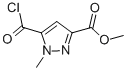 Methyl 5-(chlorocarbonyl)-1-methyl-1h-pyrazole-3-carboxylate Structure,203792-49-8Structure