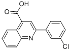 2-(3-Chlorophenyl)-4-quinolinecarboxylic acid Structure,20389-10-0Structure