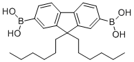 9,9-Dihexylfluorene-2,7-diboronic acid Structure,203927-98-4Structure