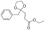 2-芐基-1,3-二氧戊環(huán)-2-丙酸乙酯結(jié)構(gòu)式_20416-12-0結(jié)構(gòu)式