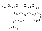 (3E)-4-(乙酰基硫代)-alpha-(2-氯苯基)-3-(2-乙氧基-2-氧代乙亞基)-1-哌啶乙酸甲酯結(jié)構(gòu)式_204204-75-1結(jié)構(gòu)式