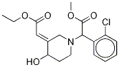 (3E)-alpha-(2-氯苯基)-3-(2-乙氧基-2-氧代乙亞基)-4-羥基-1-哌啶乙酸甲酯結(jié)構(gòu)式_204205-19-6結(jié)構(gòu)式