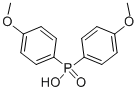 Bis(4-methoxyphenyl)phosphinic acid Structure,20434-05-3Structure