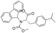 (S)-2-(9H-芴-9-甲氧基羰氨基)-3-(4-異丙基苯基)丙酸結(jié)構(gòu)式_204384-73-6結(jié)構(gòu)式