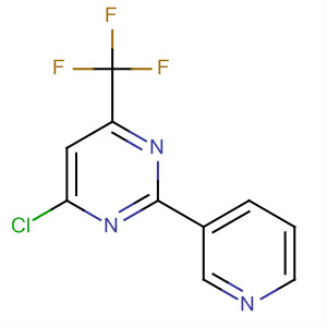 4-Chloro-2-(3-pyridyl)-6-(trifluoromethyl)pyrimidine Structure,204394-69-4Structure