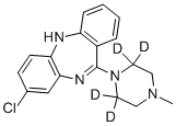 Clozapine-d4 (4-methylpiperazinyl-2,2,6,6-d4) Structure,204395-52-8Structure