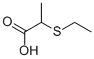 2-(Ethylthio)propanoic acid Structure,20461-87-4Structure