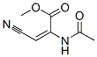 2-Propenoicacid,2-(acetylamino)-3-cyano-,methylester,(2e)-(9ci) Structure,204767-36-2Structure