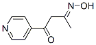 1-(4-Pyridyl )-3-(hydroxyimino)butan-1-one Structure,20495-73-2Structure