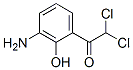 Ethanone, 1-(3-amino-2-hydroxyphenyl)-2,2-dichloro-(9ci) Structure,205067-95-4Structure