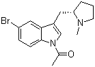 1-Acetyl-5-bromo-3-{[(2r)-1-methylpyrrolidin-2-yl]methyl}-1H-indole Structure,205369-12-6Structure