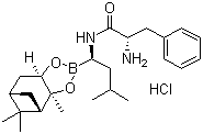 (AlphaS)-alpha-Amino-N-[(1R)-1-[(3aS,4S,6S,7aR)-hexahydro-3a,5,5-trimethyl-4,6-methano-1,3,2-benzodioxaborol-2-yl]-3-methylbutyl]benzenepropanamide hydrochloride Structure,205393-21-1Structure