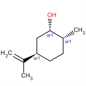 (1S,2r,5r)-2-甲基-5-異丙烯基環(huán)己醇結(jié)構(gòu)式_20549-48-8結(jié)構(gòu)式