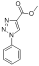 1-Phenyl-1h-[1,2,3]triazole-4-carboxylic acid methyl ester Structure,2055-52-9Structure