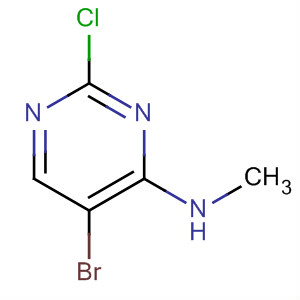 5-Bromo-2-chloro-n-methylpyrimidin-4-amine Structure,205672-24-8Structure