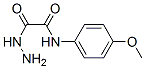 2-Hydrazino-n-(4-methoxyphenyl)-2-oxoacetamide Structure,20580-47-6Structure