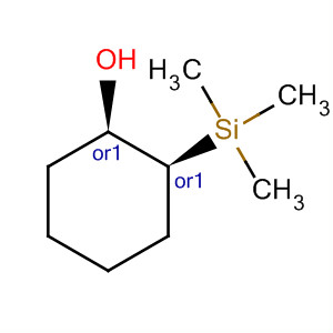 Cyclohexanol ,2-(trimethylsilyl )-,cis- Structure,20584-43-4Structure