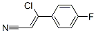 3-Chloro-3-(4-fluorophenyl)acrylonitrile Structure,205984-77-6Structure